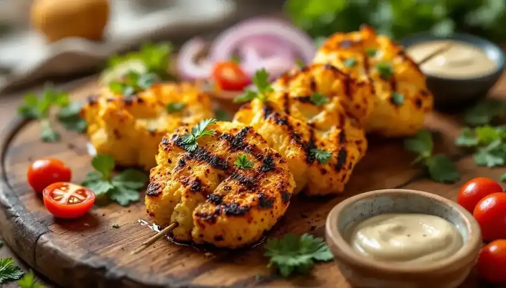 découvrez notre recette de kebabs au chou-fleur grillé, relevés d'épices orientales. une alternative végétarienne savoureuse et parfumée, idéale pour un repas sain et original !