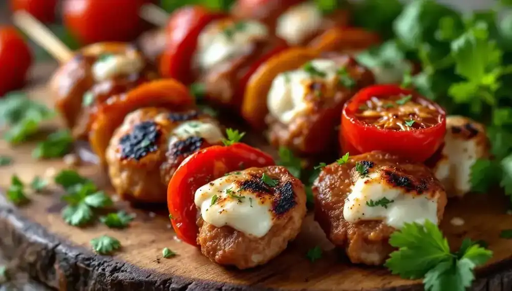 découvrez notre recette originale de kebabs aux tomates séchées et fromage frais : une explosion de saveurs méditerranéennes, idéale pour vos repas conviviaux. faciles à préparer, gourmands et savoureux !