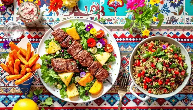 découvrez une recette festive qui allie tradition et originalité : le kebab au canard. savourez ce plat revisité, garni de succulents ingrédients qui raviront vos convives lors de vos célébrations.