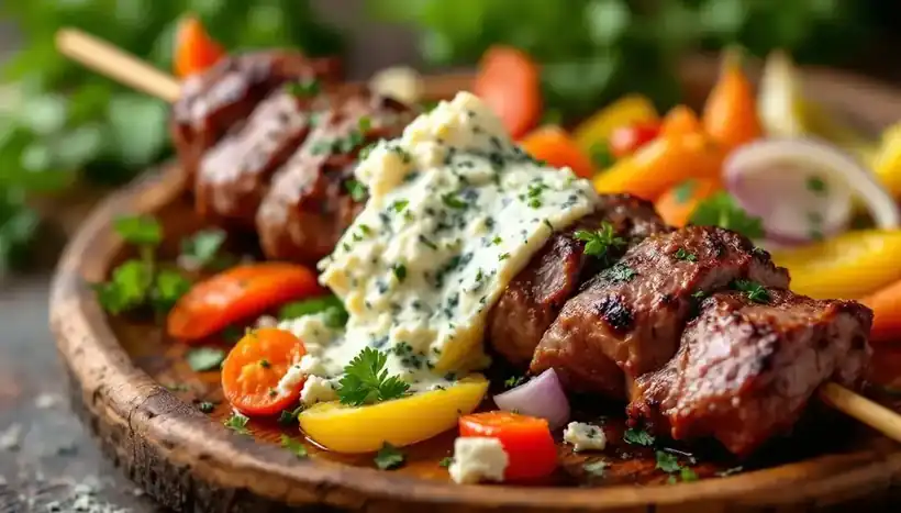 découvrez une recette audacieuse de kebabs au fromage bleu qui éveillera vos papilles. alliant des saveurs puissantes et une préparation simple, cette création vous promet une expérience culinaire inoubliable. parfaite pour vos repas en famille ou entre amis, osez le mélange inattendu de viande juteuse et de fromage bleu fondu.