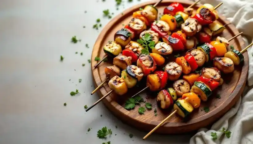 découvrez la recette savoureuse des kebabs aux champignons et ail confit, une délicieuse fusion de saveurs pour vos repas. parfaits pour régaler vos invités ou pour un dîner rapide, ces kebabs allient simplicité et plaisir culinaire. préparez-vous à surprendre vos papilles!