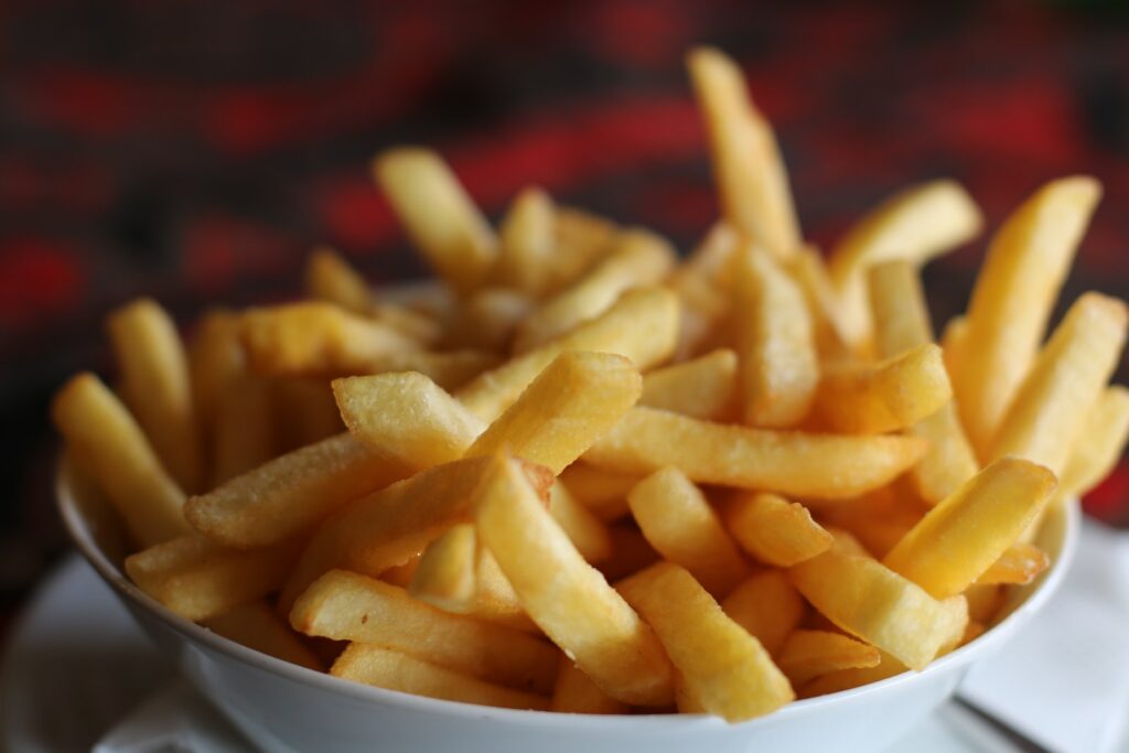 frites dorées