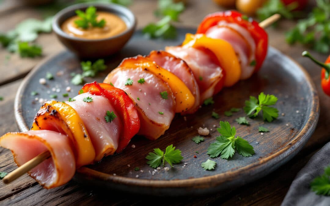 Le kebab au jambon de pays : une recette gourmande et simple