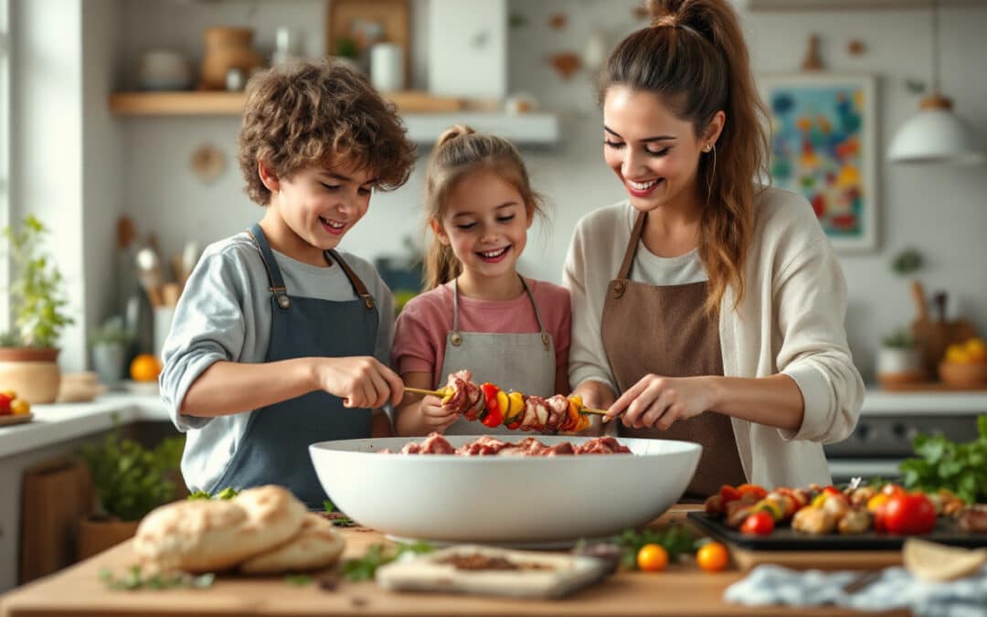 Comment réussir un kebab familial avec des enfants ?