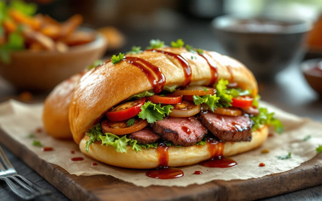 Le kebab classique revisité avec du pain brioché