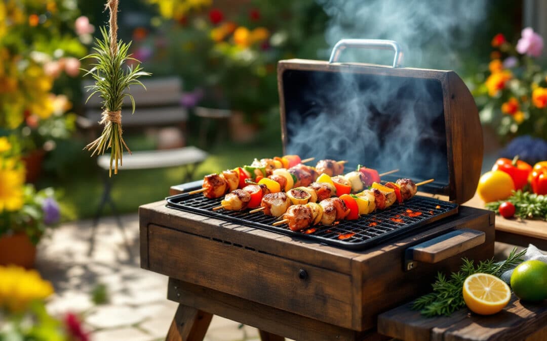 Les kebabs au barbecue : astuces pour une cuisson parfaite