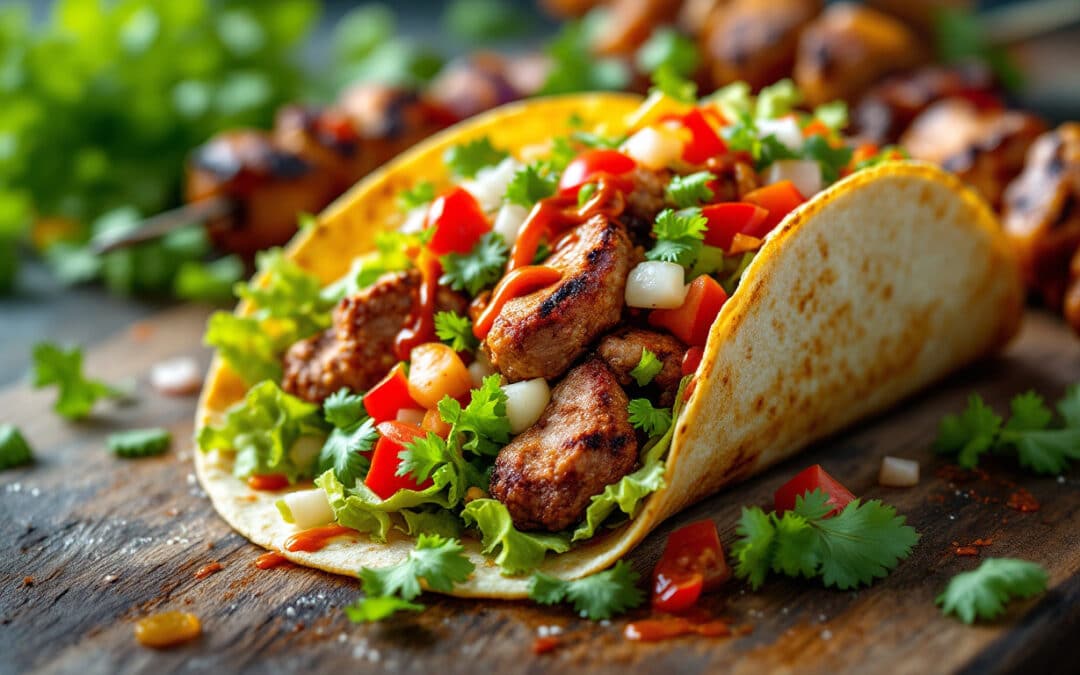 Les kebabs en version tacos : une fusion unique