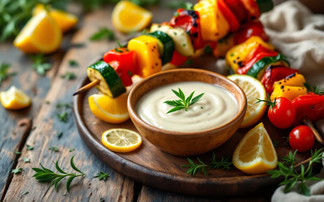 Les kebabs végétaliens : comment remplacer la sauce blanche ?