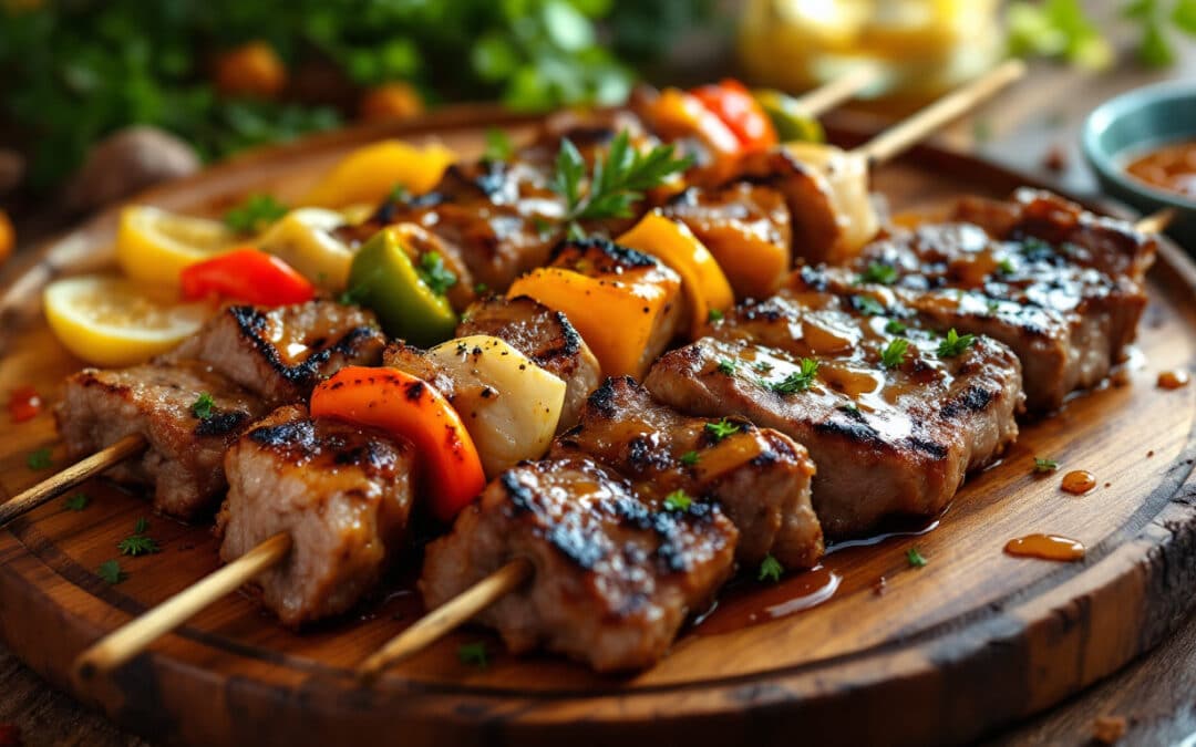 Les kebabs à la moutarde et miel : un goût unique