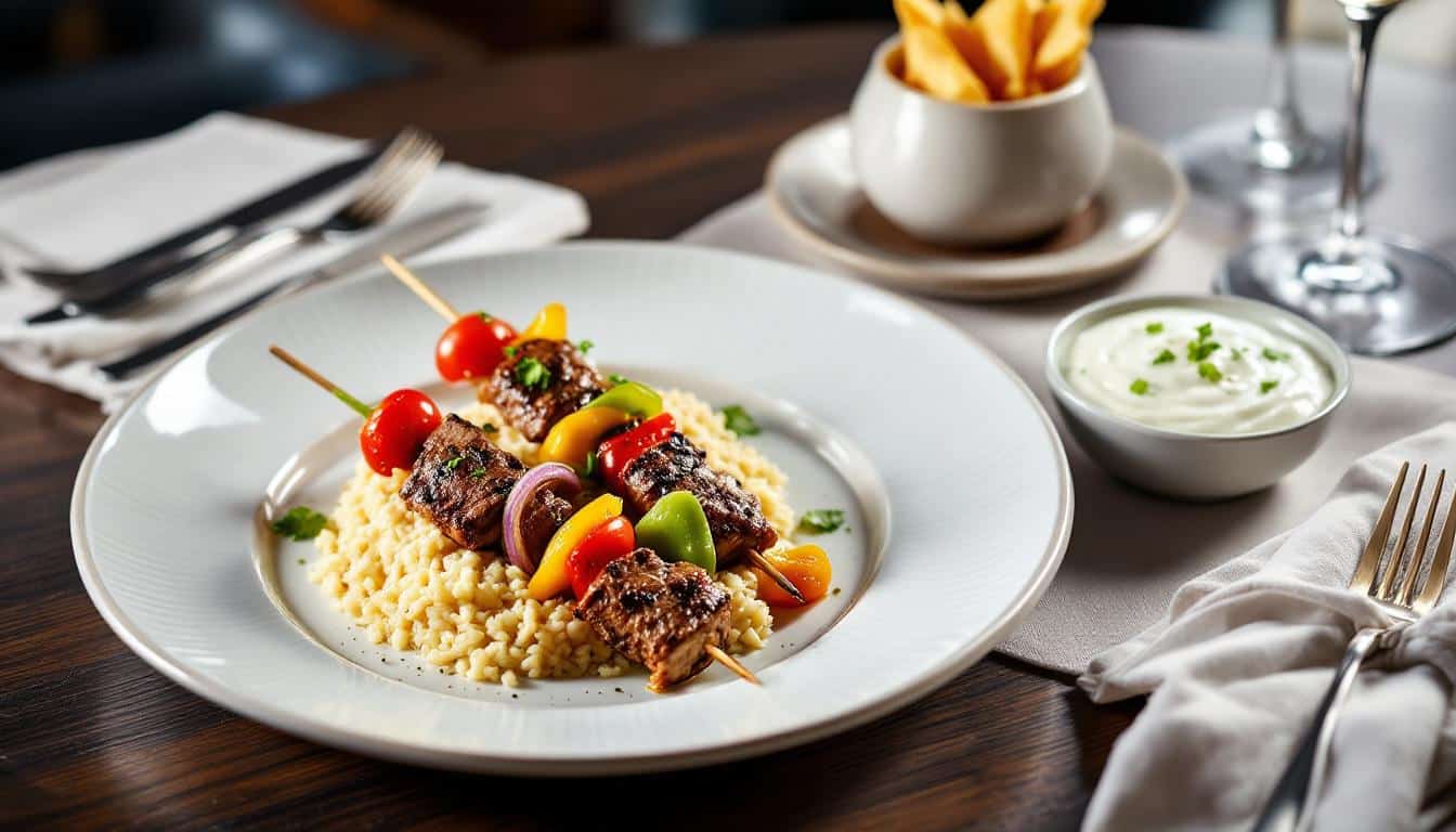 découvrez notre délicieuse recette de kebabs au bacon grillé, accompagnés de légumes frais croquants. un mélange savoureux qui ravira vos papilles ! parfait pour un repas rapide et gourmand.