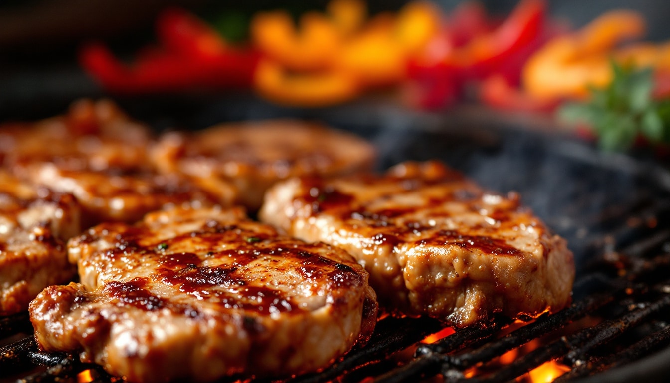 découvrez une délicieuse recette de kebabs au fromage fondu et poivrons rouges, alliant tendreté de la viande et le goût savoureux des poivrons grillés, pour un repas simple et réconfortant.