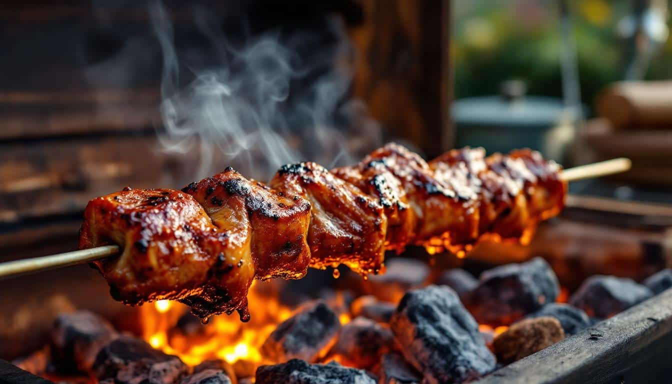 découvrez comment préparer un délicieux kebab au fromage bleu et aux noix. suivez nos étapes simples pour marier des saveurs uniques et régaler vos papilles avec ce plat original et savoureux.