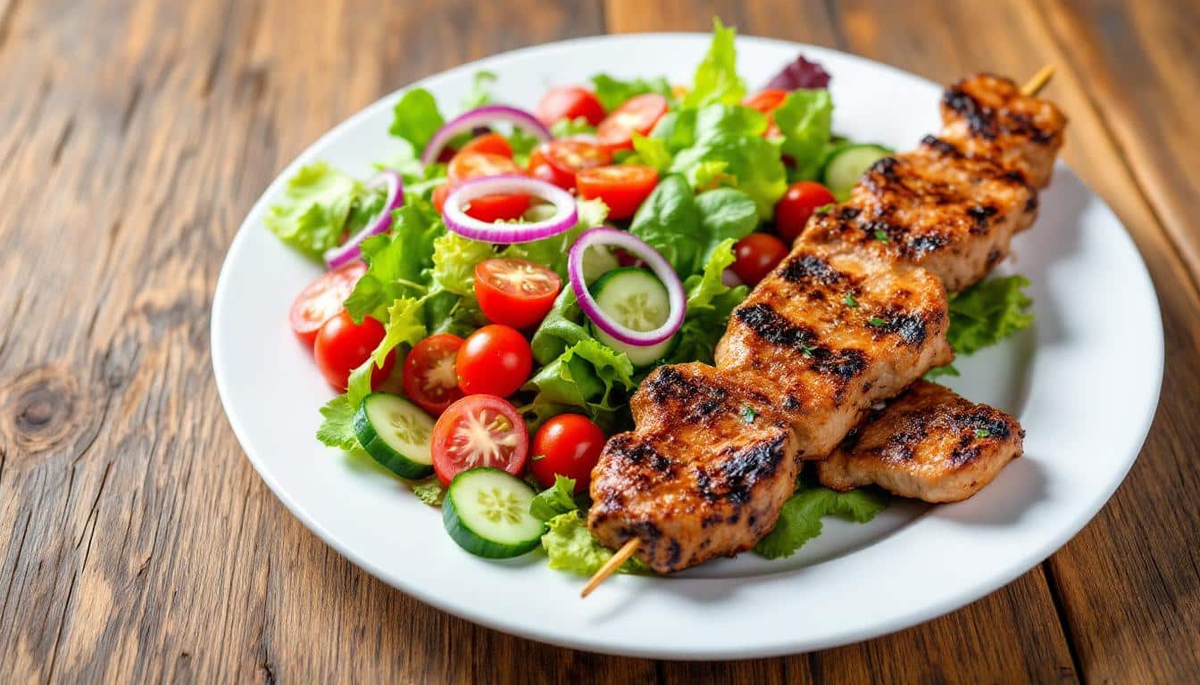 découvrez notre savoureuse interprétation du kebab au canard laqué, une fusion asiatique qui réveillera vos papilles. un mélange parfait de textures et de saveurs, alliant la croustillante de la viande de canard aux épices délicates d'asie. une expérience culinaire inoubliable à ne pas manquer!