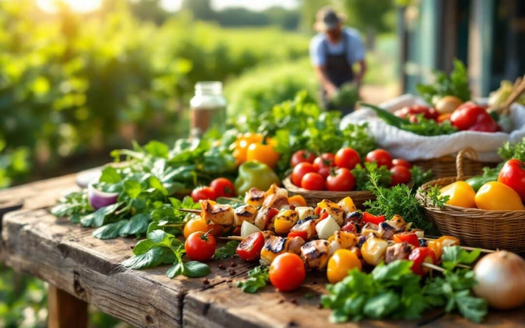Les kebabs à base de produits locaux : une idée durable