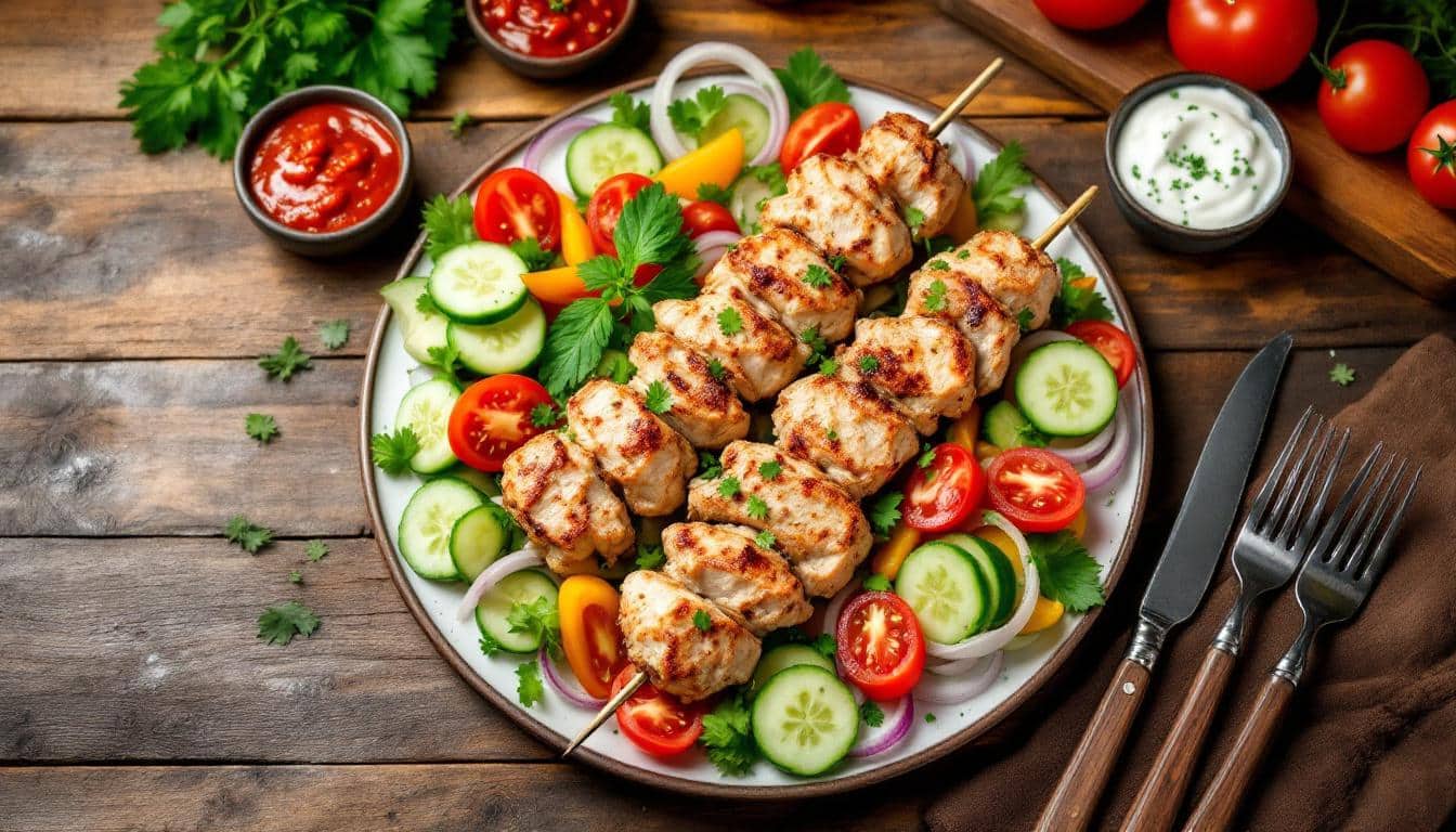 découvrez les délices des kebabs à base de viande blanche, une option savoureuse et digeste pour un repas équilibré. parfaits pour les amateurs de cuisine saine, nos kebabs allient goût et légèreté. idéal pour un déjeuner rapide ou un dîner savoureux !