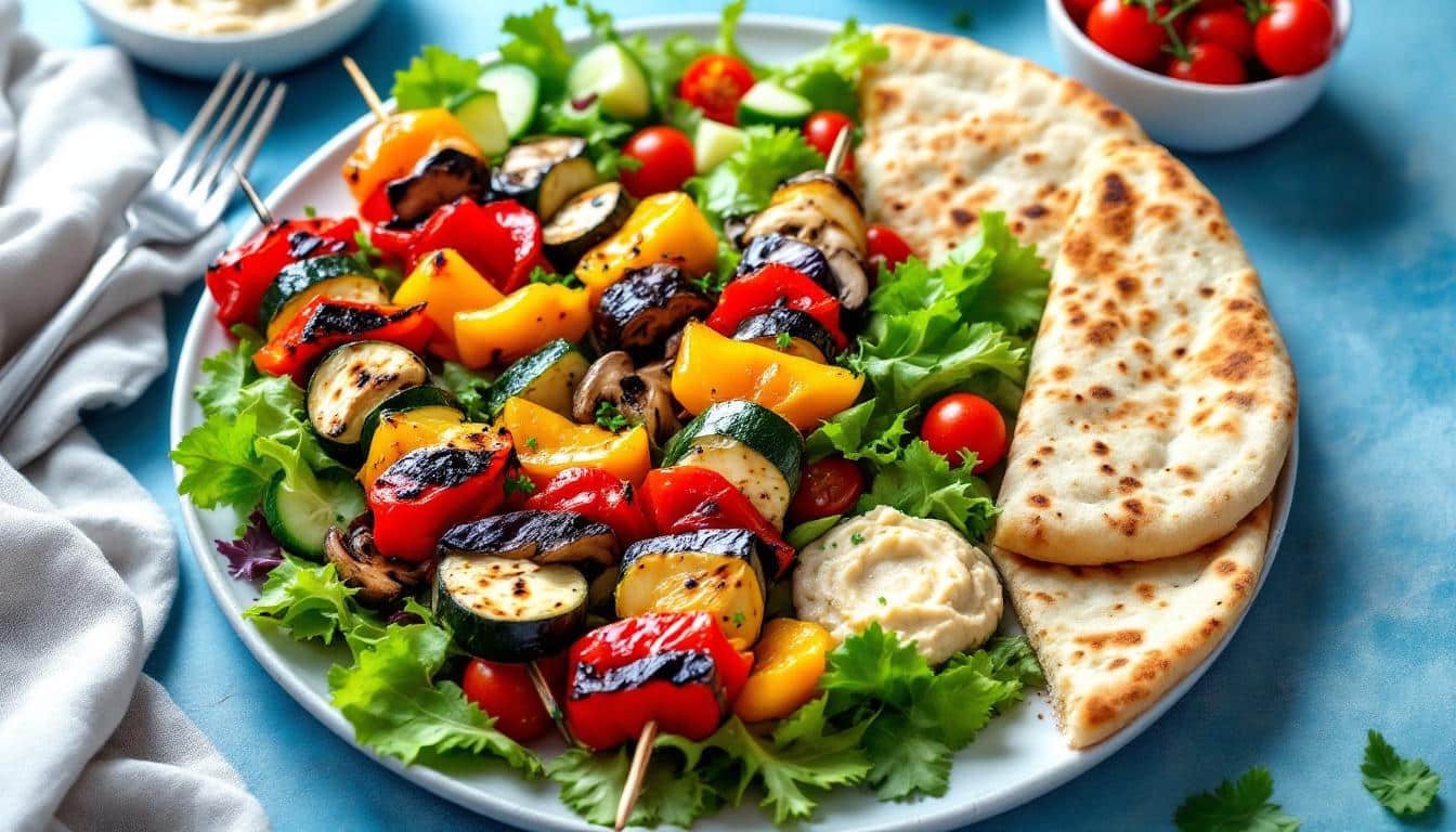 découvrez une recette savoureuse de kebabs au tofu mariné, accompagnés de légumes sautés croquants. idéal pour un repas végétarien riche en saveurs et en nutriments, ces kebabs sauront ravir vos papilles avec leur combinaison parfaite d'épices et de textures.