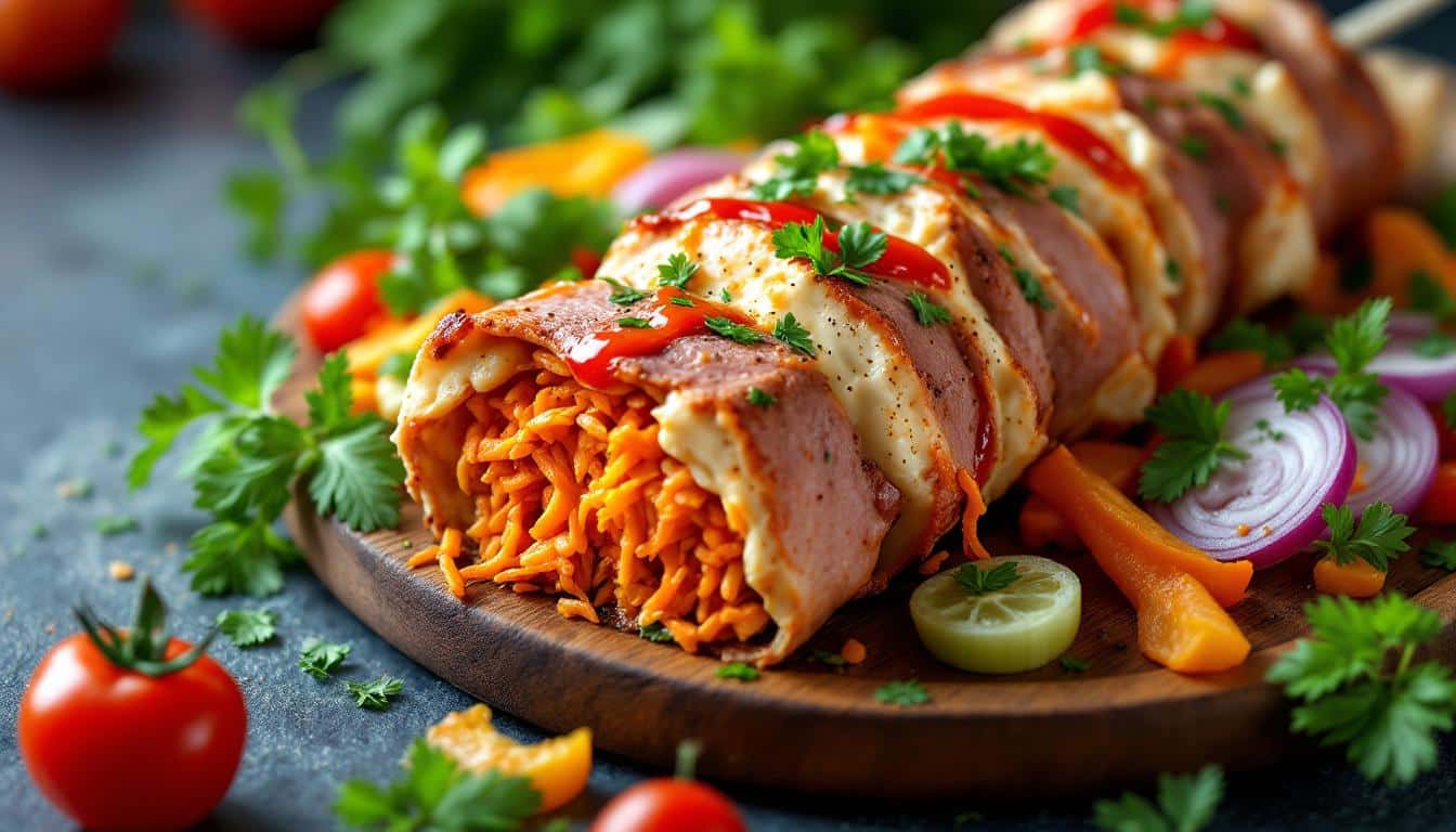 découvrez une délicieuse recette de kebabs aux carottes râpées et fromage frais. un mélange savoureux et frais qui fait du bien, parfait pour un repas rapide ou un pique-nique en plein air. satisfaites vos papilles avec cette option gourmande et saine.