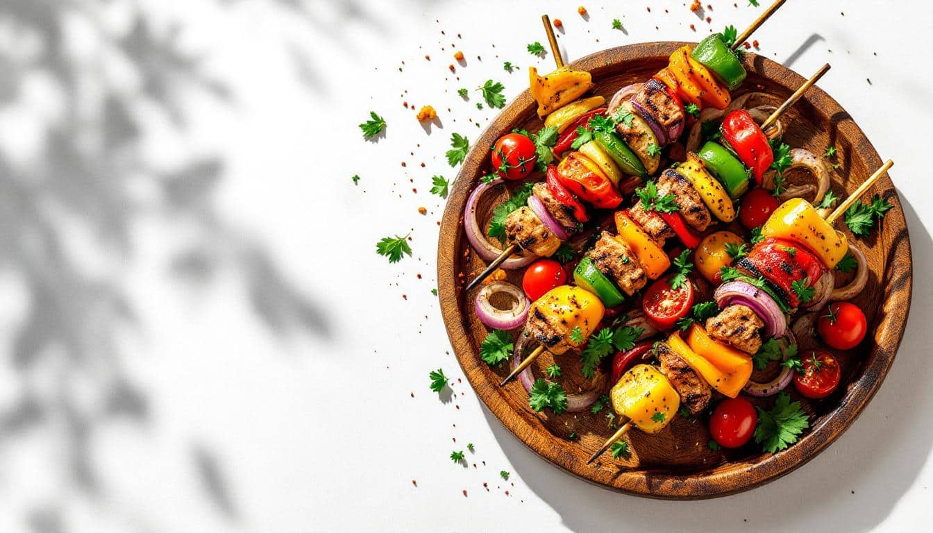 découvrez notre délicieuse recette de kebabs garnis de carottes râpées croquantes et de fromage frais onctueux. parfait pour un repas rapide et savoureux, ces kebabs allient fraîcheur et goût, idéal pour une soirée entre amis ou un pique-nique. essayez-les dès maintenant !