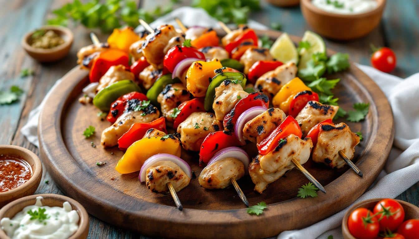découvrez notre délicieuse recette de kebabs au bacon croustillant et fromage fondu, une explosion de saveurs qui ravira vos papilles. savourez ce mélange irrésistible de viande, de fromage fondant et de bacon doré, parfait pour un repas rapide ou une soirée entre amis.