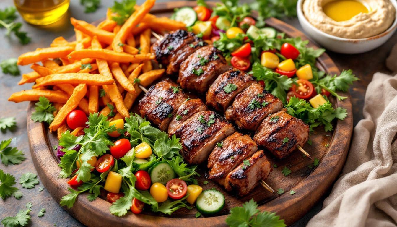 découvrez une délicieuse recette de kebabs au canard confit, agrémentés d'oignons caramélisés fondants. une fusion parfaite de saveurs qui ravira vos papilles et apportera une touche gourmande à vos repas. idéal pour les amateurs de cuisine raffinée et originale.