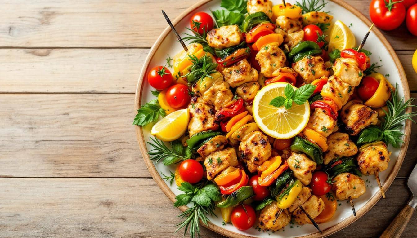 découvrez une délicieuse recette de kebabs mariant le goût unique du citron confit aux herbes fraîches. parfaits pour un repas savoureux, ces kebabs apporteront une touche d'originalité à vos barbecues et dîners entre amis.