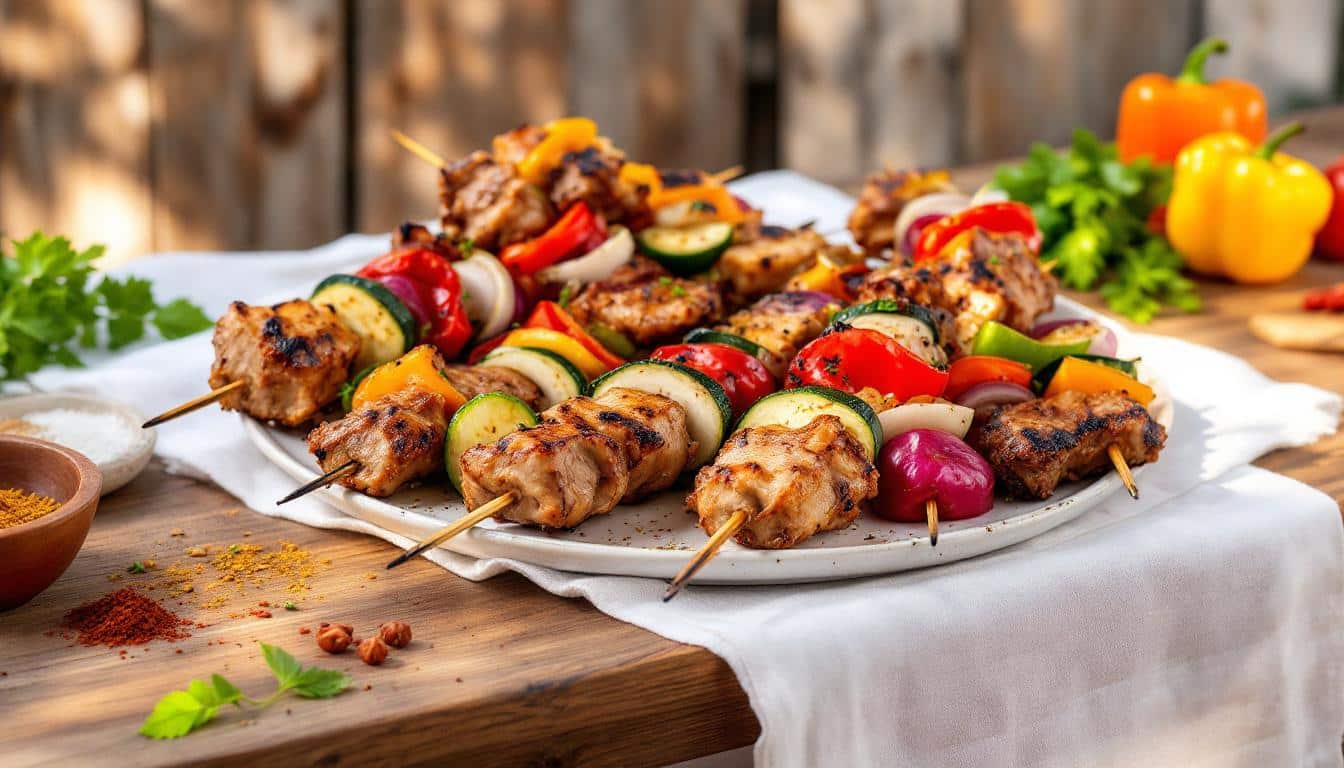 découvrez notre recette savoureuse de kebabs au fromage râpé et épinards sautés, alliant le goût fondant du fromage à la fraîcheur des épinards. idéal pour un repas rapide et délicieux, cette préparation mélange des ingrédients de qualité pour un résultat croustillant à l'extérieur et moelleux à l'intérieur.