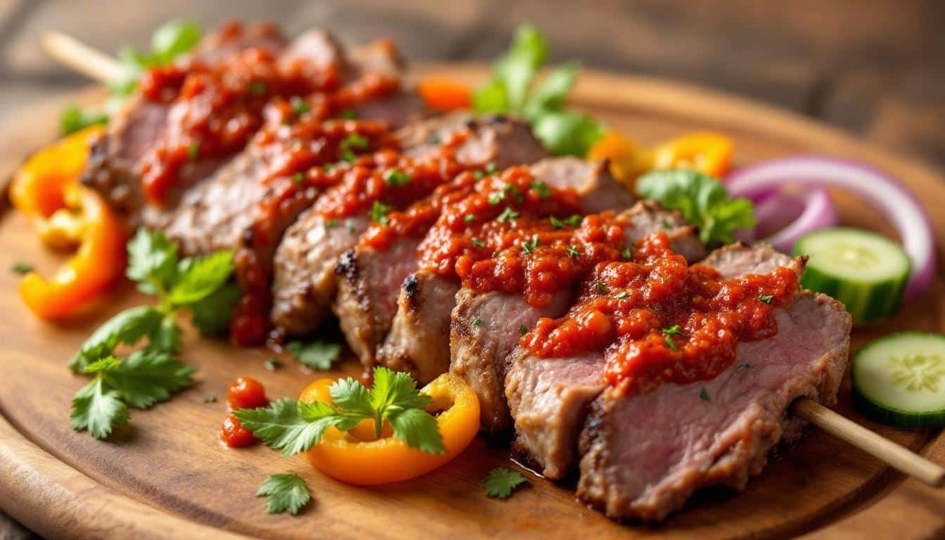 découvrez une délicieuse recette de kebabs alliant le goût savoureux du pesto rouge à des légumes croquants. idéal pour un repas rapide et plein de saveurs, ces kebabs sauront ravir vos papilles et apporter une touche originale à vos soirées.