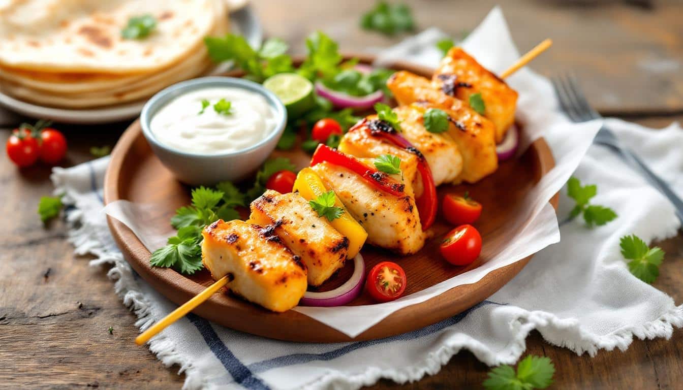 découvrez notre délicieuse recette de kebabs au poisson pané, accompagnés d'une savoureuse sauce tartare. un plat original alliant croustillant et fraîcheur qui ravira vos papilles. parfait pour un repas rapide ou un dîner convivial !
