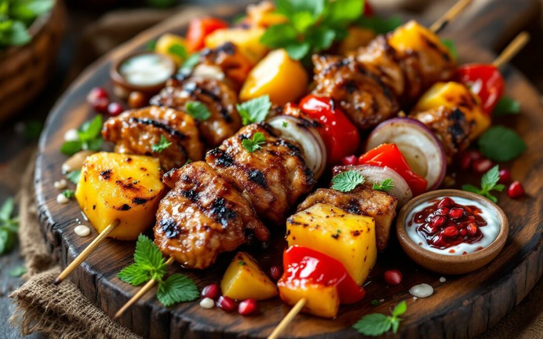 Les kebabs sucrés-salés : idées gourmandes à essayer