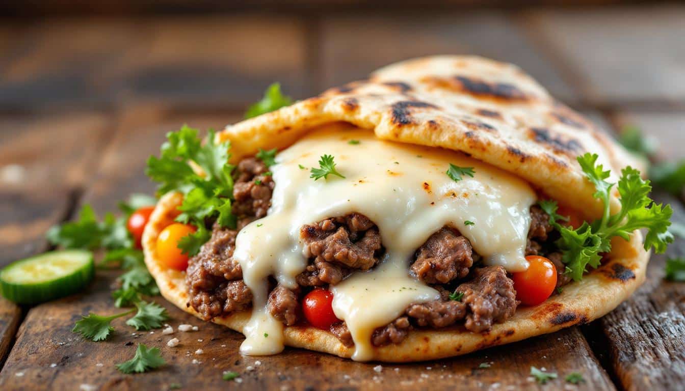 découvrez notre recette gourmande de kebabs au steak haché et fromage à raclette : une combinaison savoureuse pour un repas facile et convivial, parfait à partager entre amis ou en famille !
