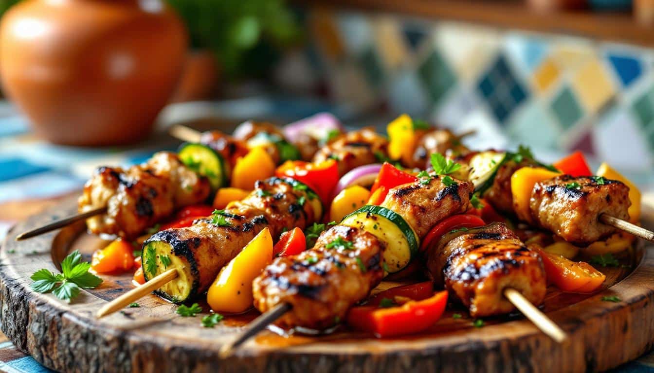 découvrez l'authenticité des kebabs aux épices marocaines, un véritable festival de saveurs qui éveillera vos papilles. un mélange parfait d'épices aromatiques et de viandes savoureuses pour une expérience culinaire inoubliable.