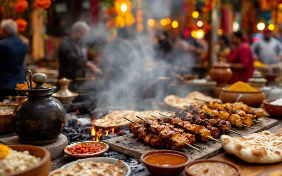 Les kebabs façon street food indienne