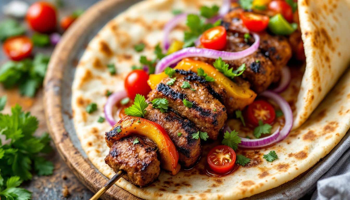 découvrez des kebabs végétaliens savoureux à base de seitan mariné, une alternative gourmande et saine idéale pour tous les amateurs de cuisine créative et respectueuse des animaux.