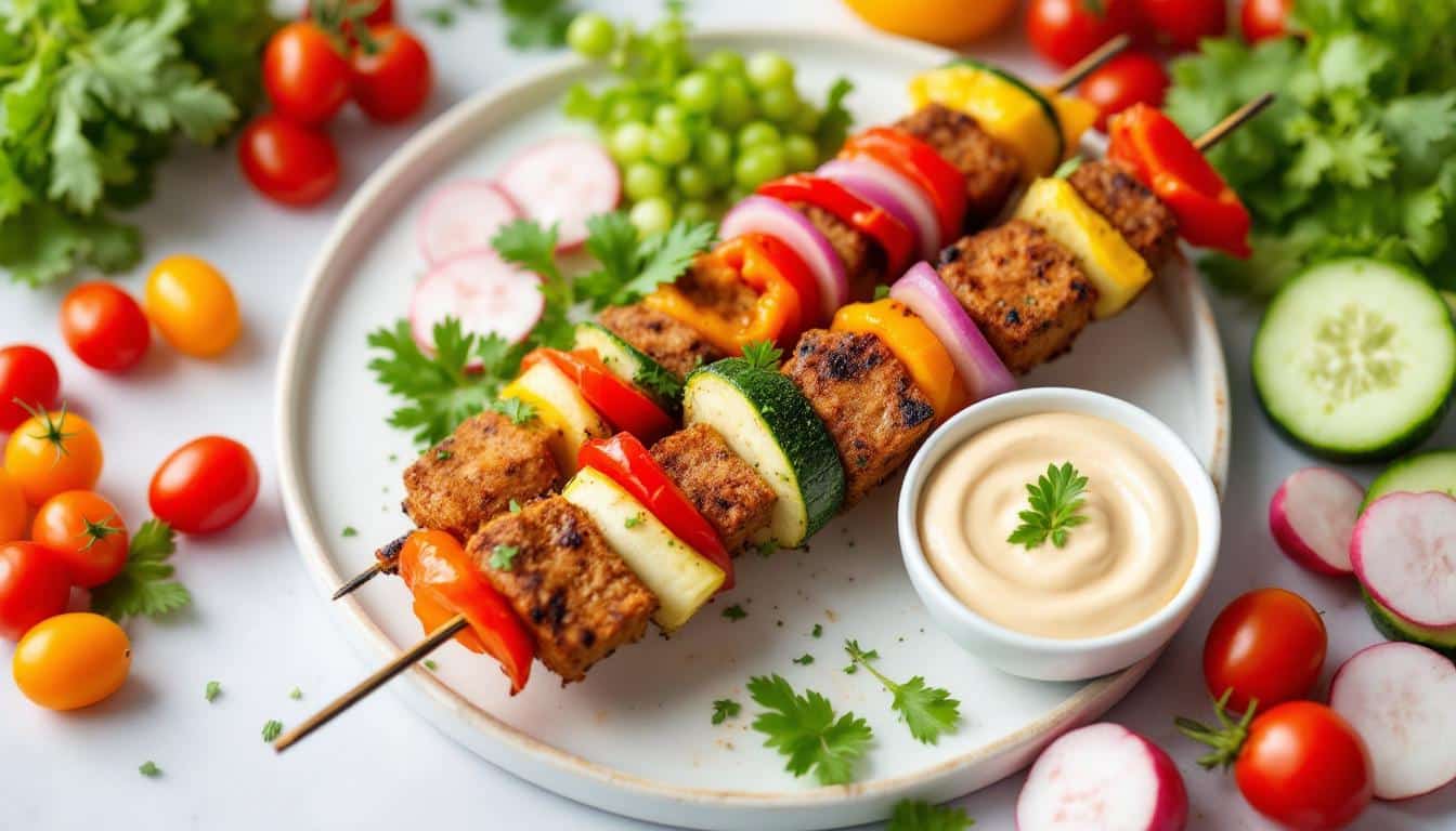 découvrez une alternative savoureuse aux kebabs traditionnels avec notre recette de kebabs végétaliens au seitan mariné, riches en goût et 100% végétale. idéale pour un repas sain, gourmand et respectueux de l’environnement !