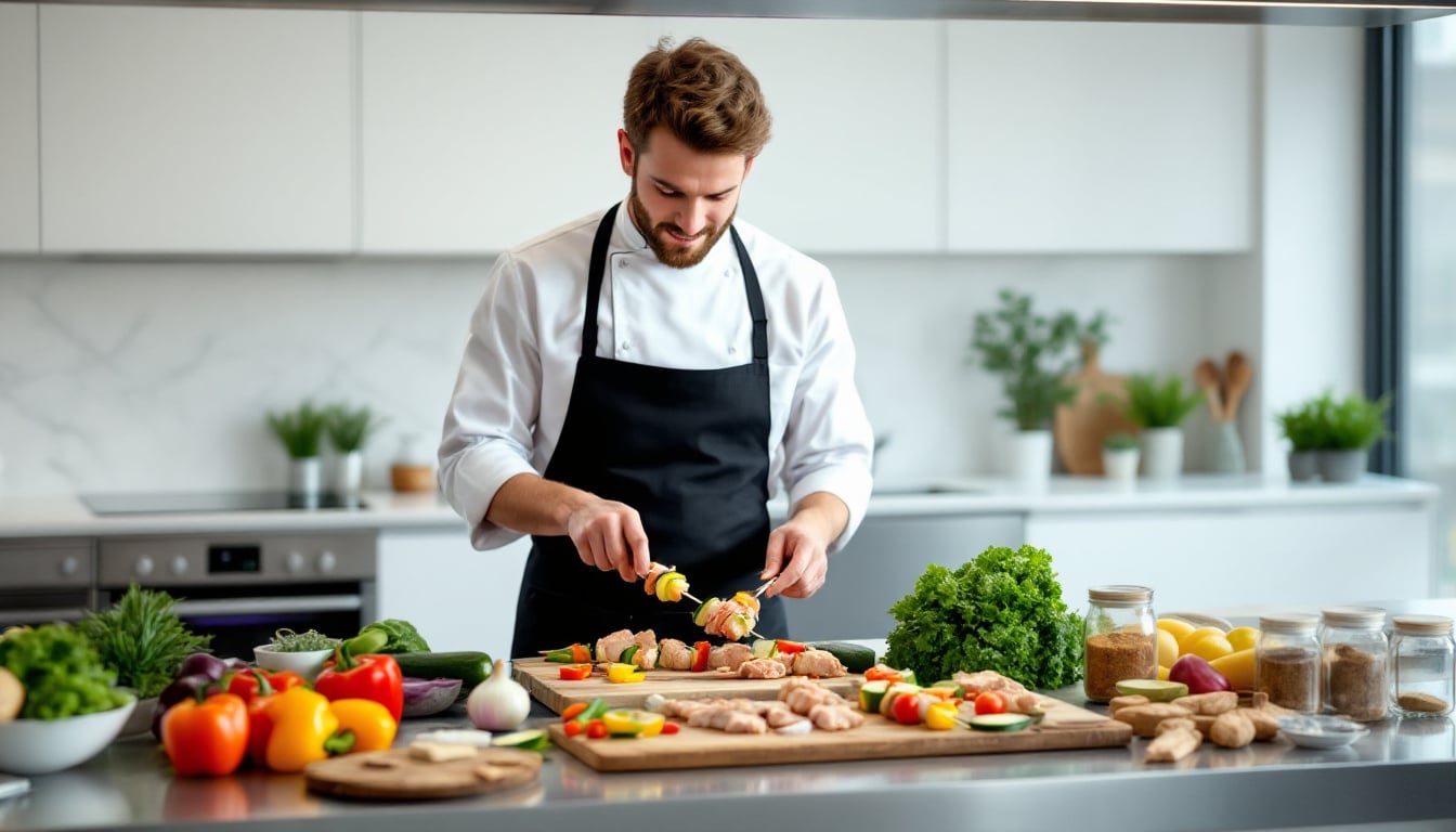 découvrez comment préparer des kebabs légers et savoureux pour un repas sain et équilibré. conseils, astuces et recettes faciles pour allier plaisir et nutrition dans votre assiette !