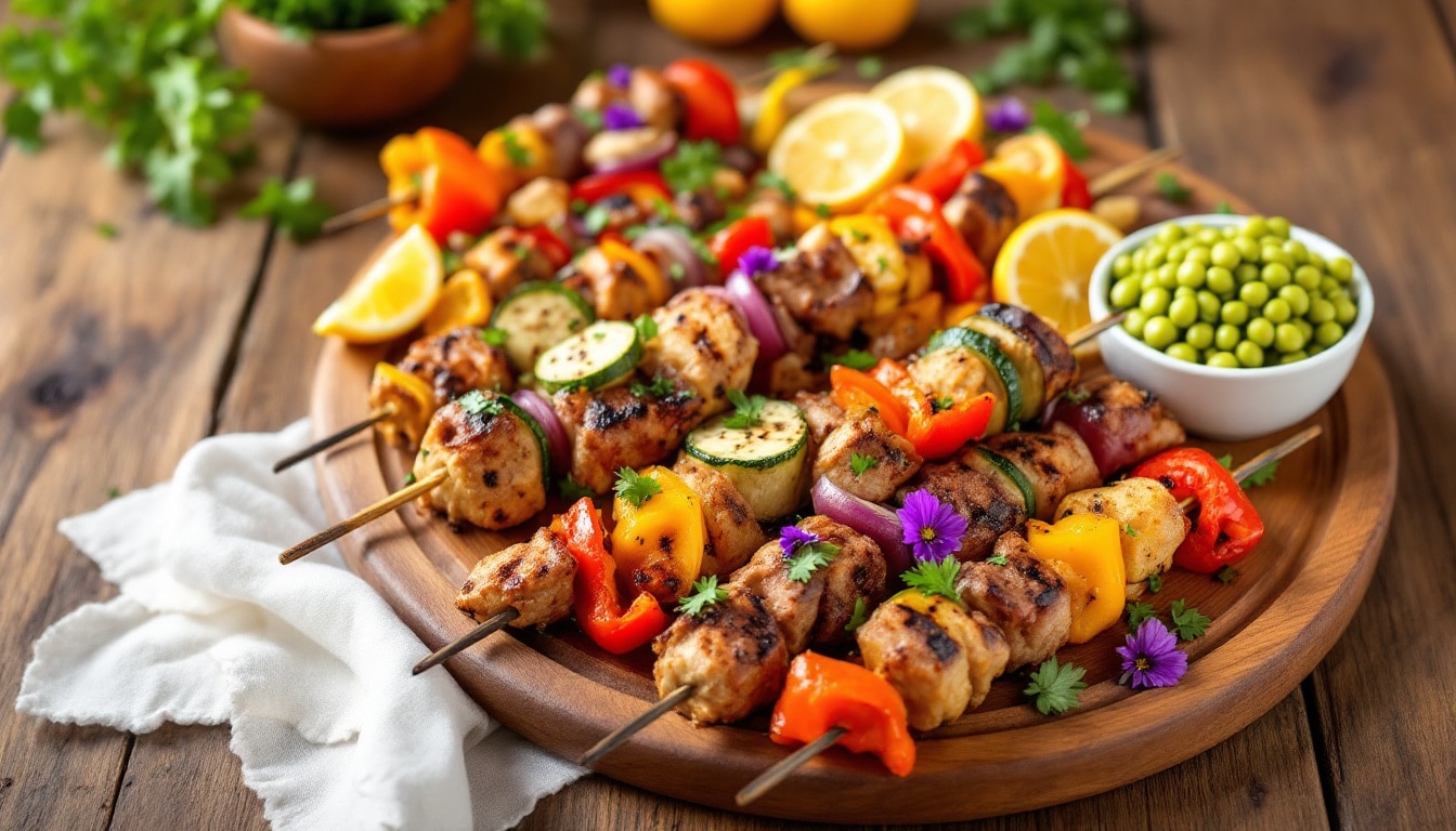 découvrez des kebabs savoureux à base de pois cassés et d'épices indiennes, une alternative végétarienne saine et pleine de saveurs pour ravir vos papilles !