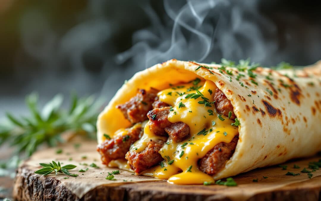 Les kebabs au fromage fondu et herbes de Provence