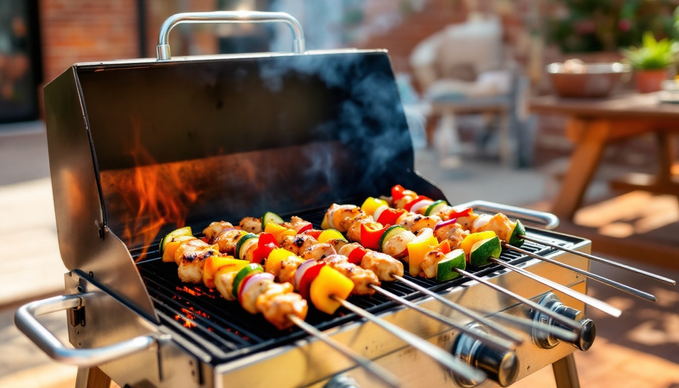 découvrez la recette savoureuse des kebabs au poulet mariné à l’ananas et épices douces : une alliance parfaite de douceur, d’exotisme et de parfums qui ravira vos papilles lors de vos repas conviviaux.