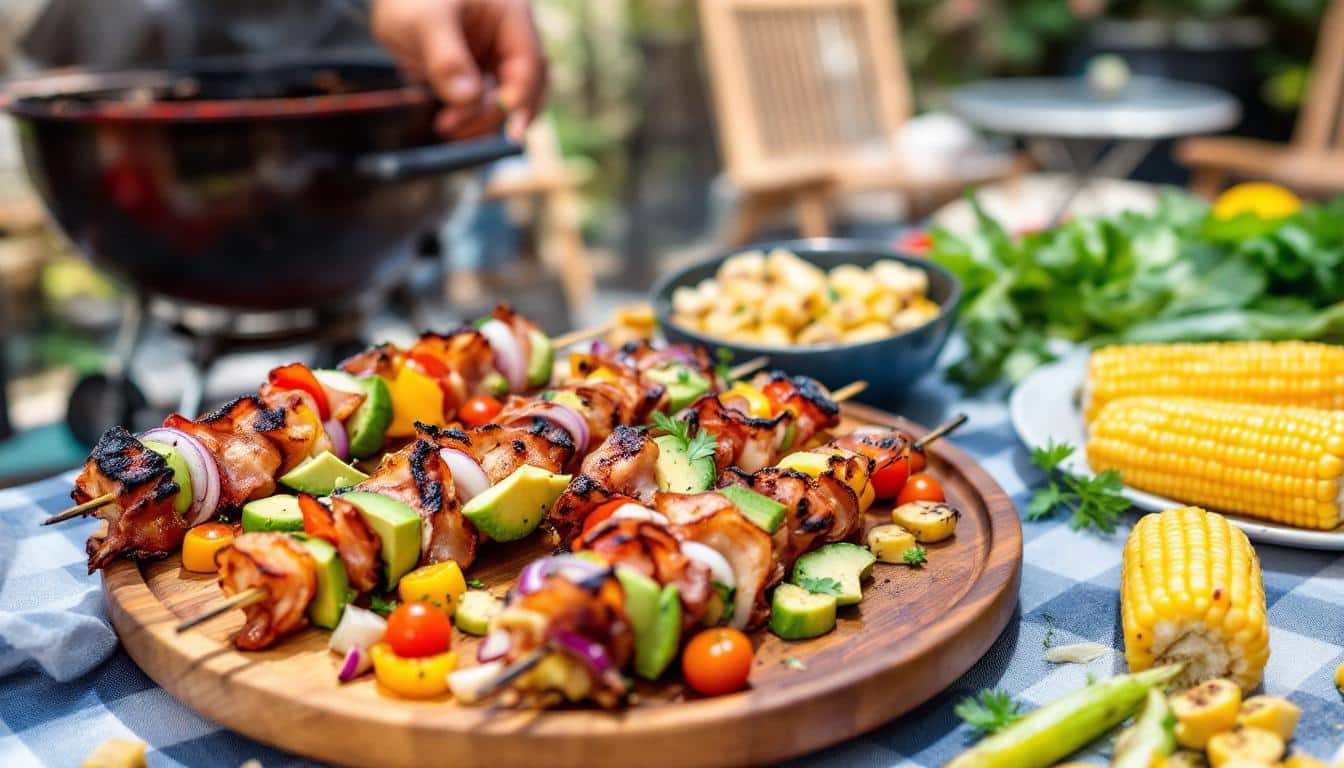 découvrez notre recette de kebabs au bacon croustillant et avocat : une combinaison gourmande pour un repas savoureux, original et facile à préparer. parfait pour surprendre vos invités !