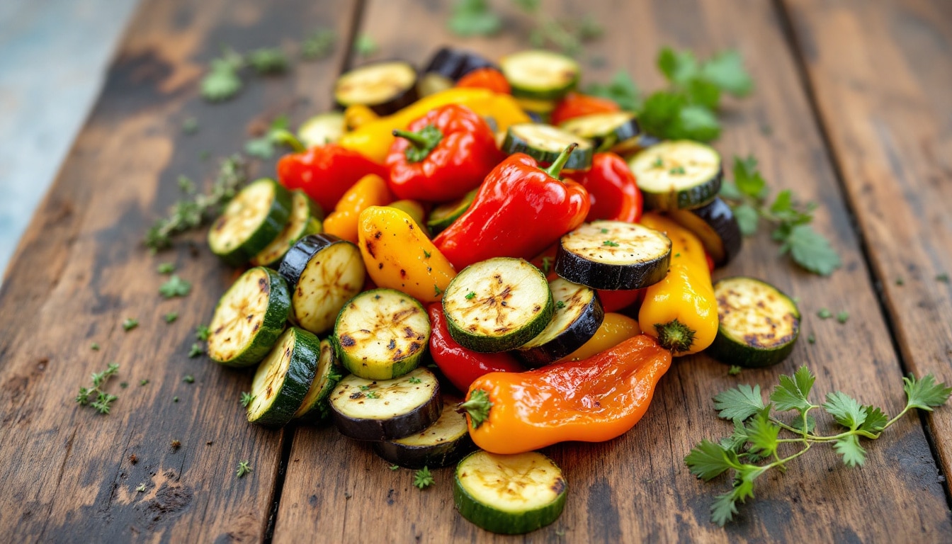 découvrez notre recette savoureuse de kebabs au pesto de basilic et légumes rôtis, pour un repas estival, parfumé et plein de fraîcheur. idéal pour un barbecue ou un dîner convivial entre amis !