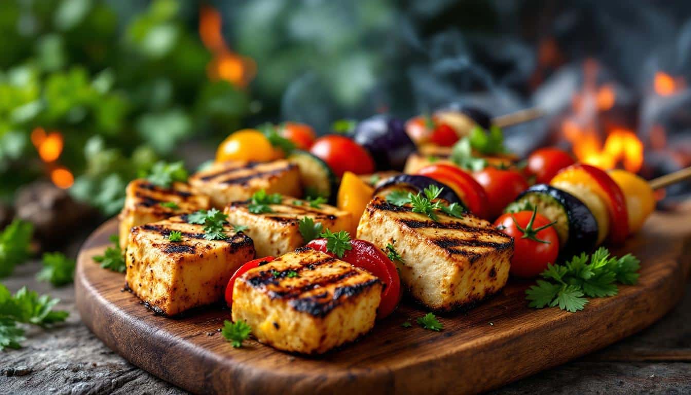 découvrez nos kebabs savoureux au poulet fumé et sauce au poivre, une explosion de saveurs épicées et tendres à savourer à tout moment. idéal pour un repas gourmand et original !