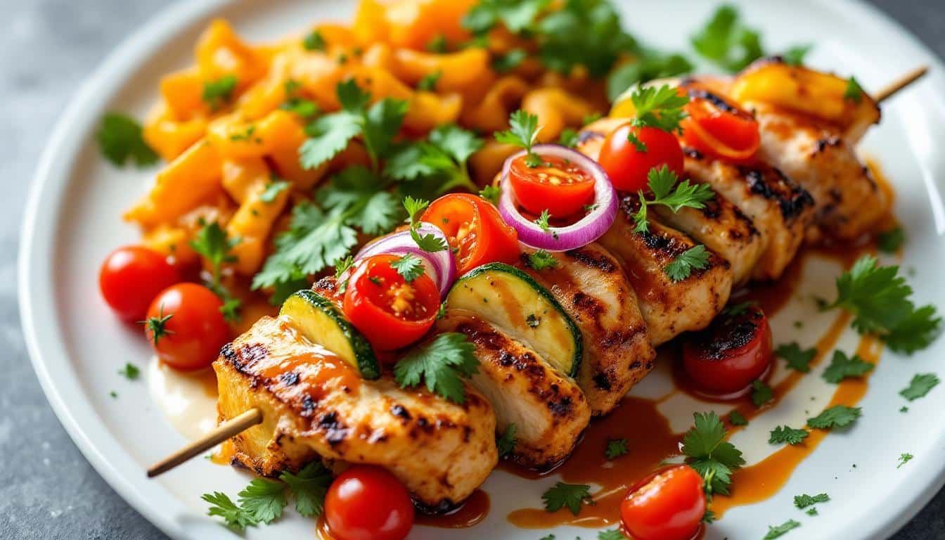découvrez notre recette savoureuse de kebabs au steak haché accompagnés de légumes rôtis. un plat gourmand, équilibré et facile à préparer pour régaler toute la famille !