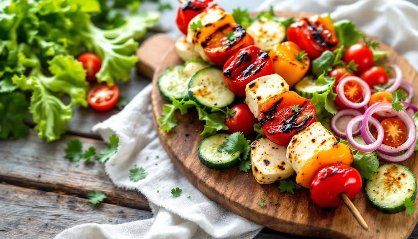 découvrez notre recette gourmande de kebabs aux poivrons confits et fromage de chèvre : une alliance savoureuse entre douceur des poivrons, fondant du fromage et tendreté de la viande, parfaite pour surprendre vos invités !