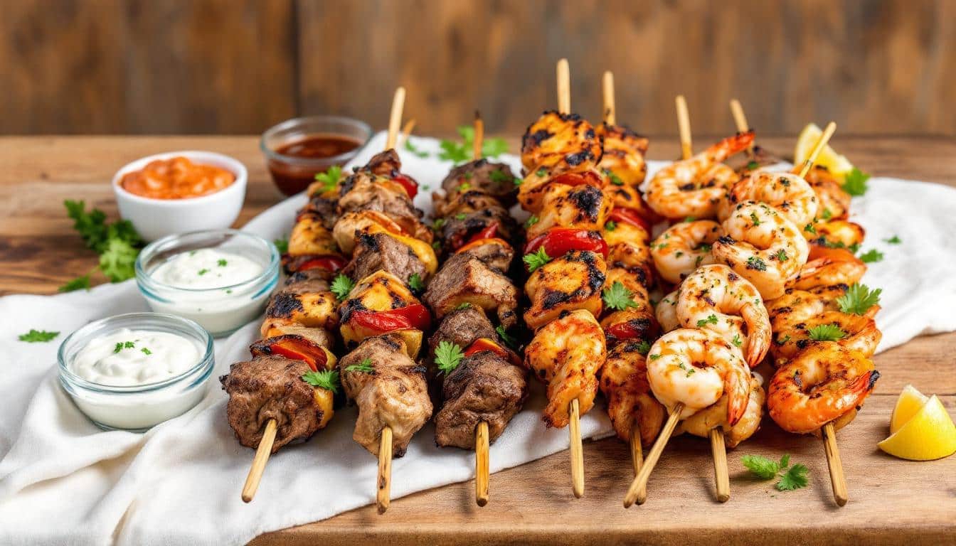 découvrez une recette savoureuse de kebabs au chou rouge et sauce crémeuse, idéale pour un repas convivial et original. alliez fraîcheur, croquant et gourmandise avec ce plat facile à préparer.