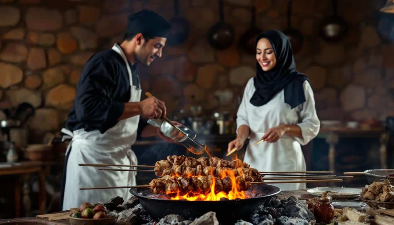 découvrez nos délicieux kebabs au steak haché accompagnés de légumes grillés savoureux, parfaits pour un repas gourmand et équilibré.